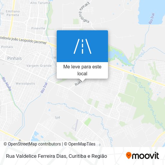 Rua Valdelice Ferreira Dias mapa