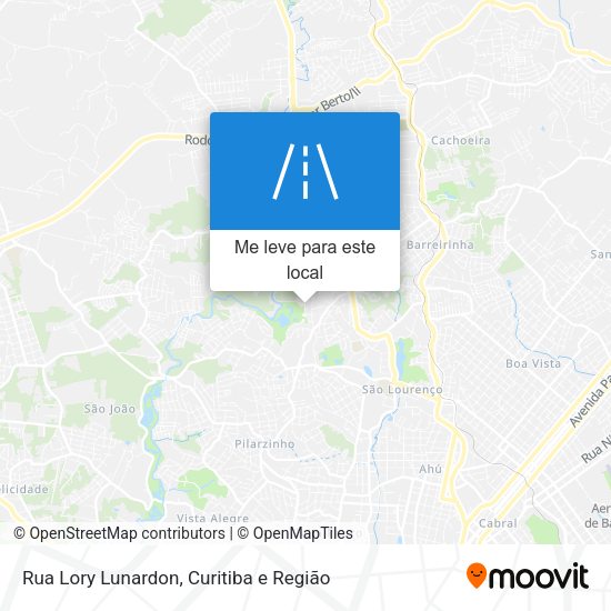 Rua Lory Lunardon mapa