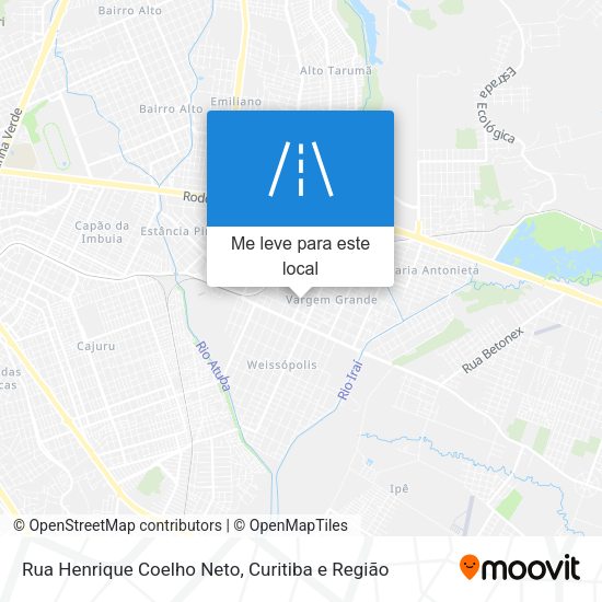 Rua Henrique Coelho Neto mapa