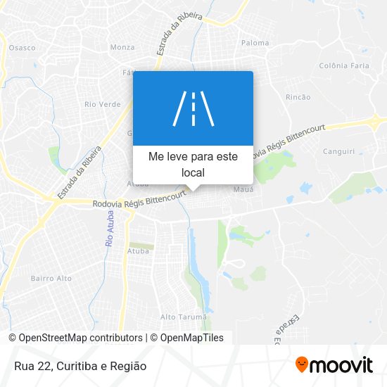 Rua 22 mapa
