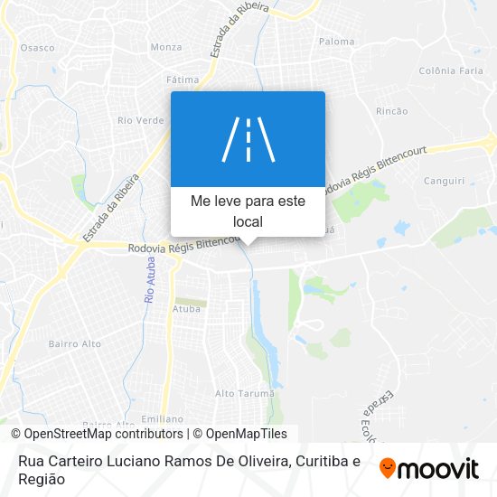Rua Carteiro Luciano Ramos De Oliveira mapa