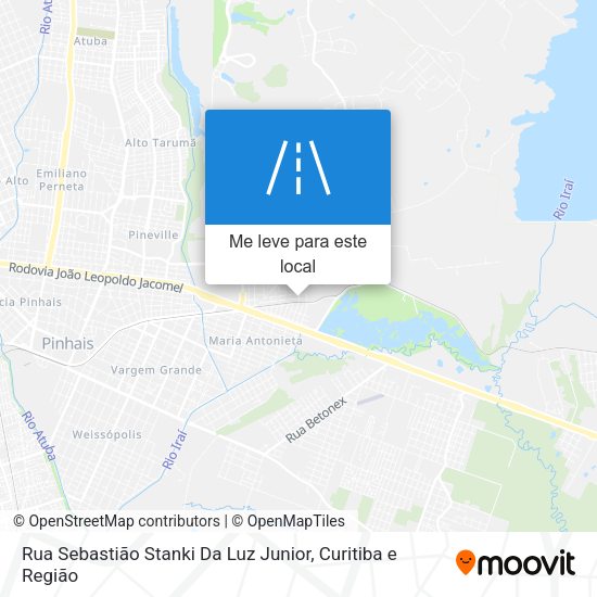 Rua Sebastião Stanki Da Luz Junior mapa