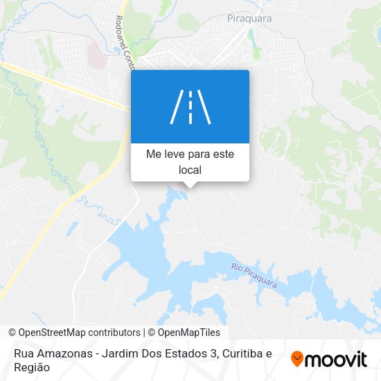 Rua Amazonas - Jardim Dos Estados 3 mapa