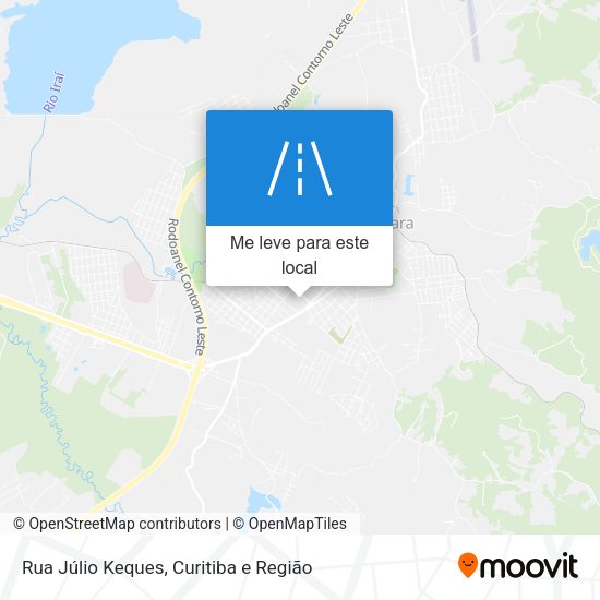 Rua Júlio Keques mapa