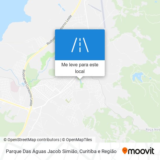 Parque Das Águas Jacob Simião mapa