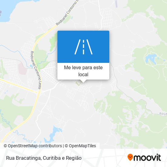 Rua Bracatinga mapa