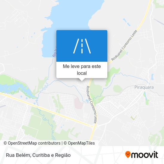 Rua Belém mapa