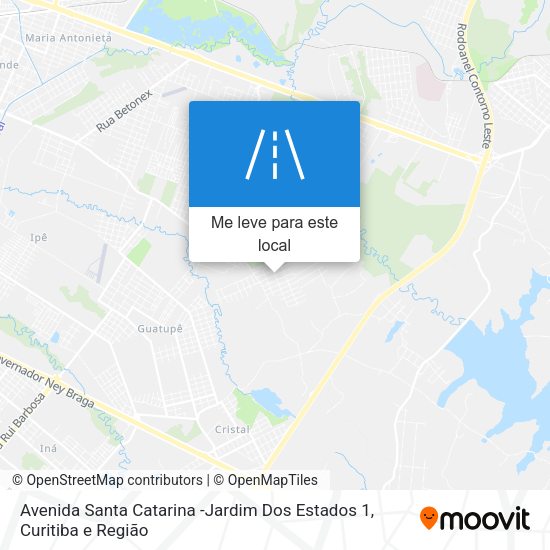 Avenida Santa Catarina -Jardim Dos Estados 1 mapa