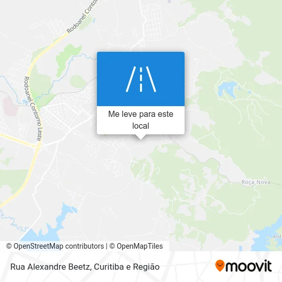 Rua Alexandre Beetz mapa