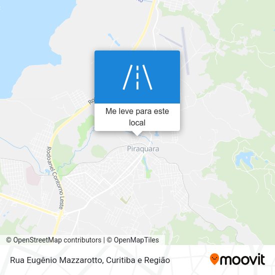 Rua Eugênio Mazzarotto mapa