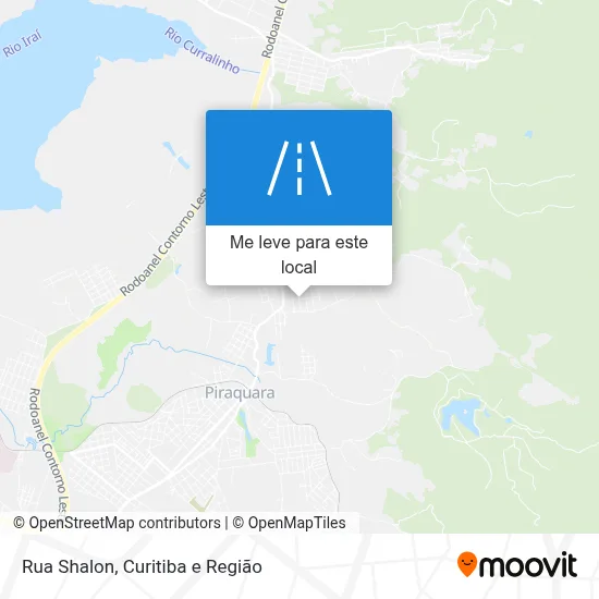 Rua Shalon mapa