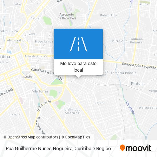 Rua Guilherme Nunes Nogueira mapa