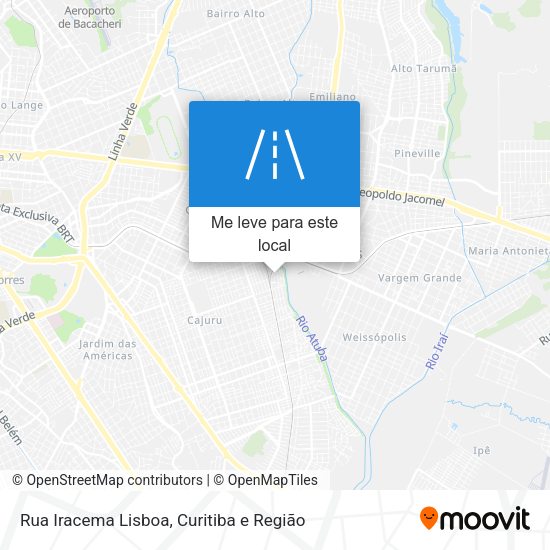 Rua Iracema Lisboa mapa