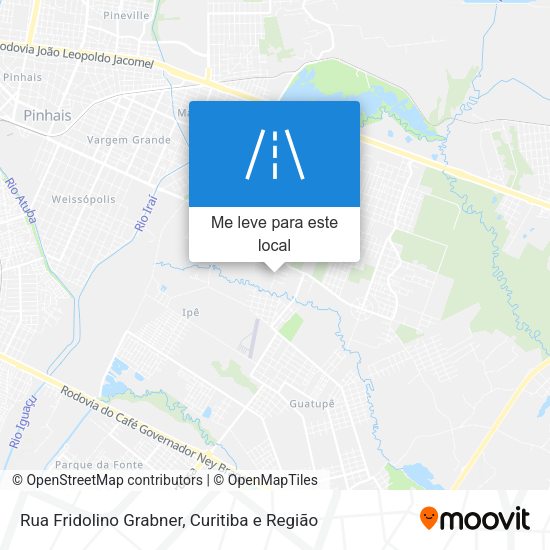 Rua Fridolino Grabner mapa