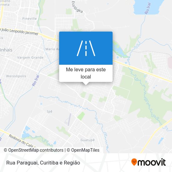 Rua Paraguai mapa