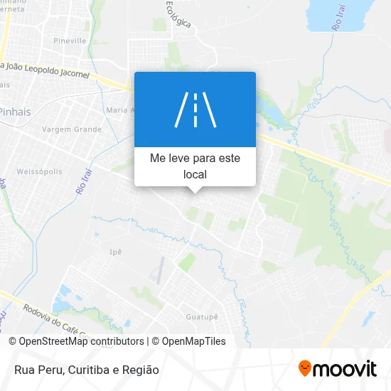 Rua Peru mapa