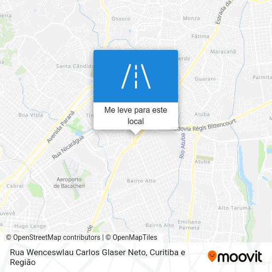 Rua Wenceswlau Carlos Glaser Neto mapa