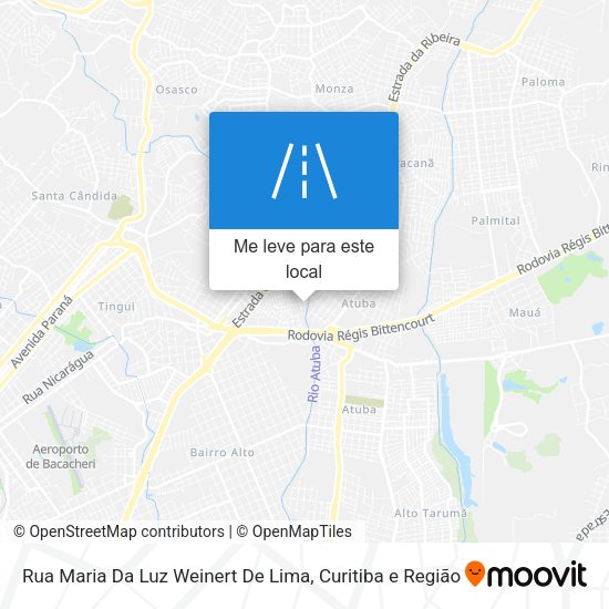 Rua Maria Da Luz Weinert De Lima mapa