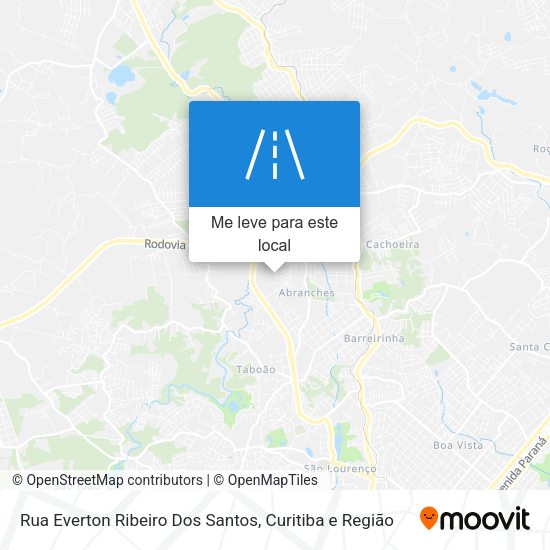Rua Everton Ribeiro Dos Santos mapa