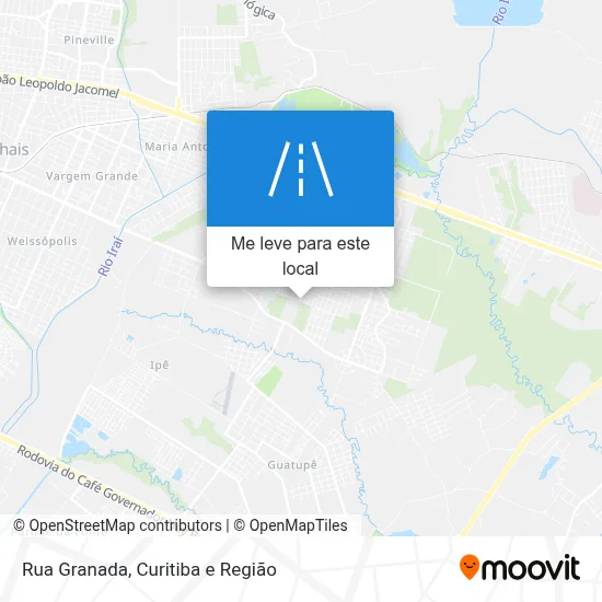 Rua Granada mapa