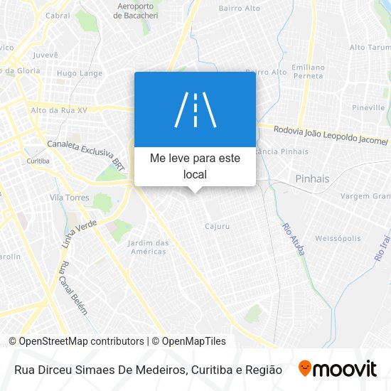 Rua Dirceu Simaes De Medeiros mapa