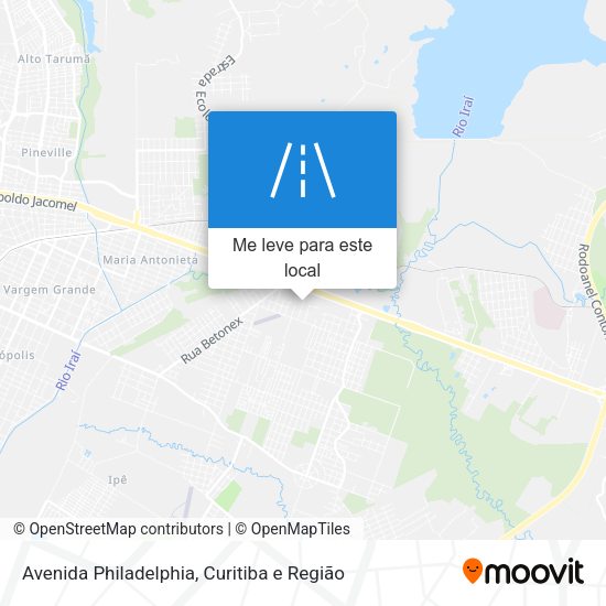 Avenida Philadelphia mapa