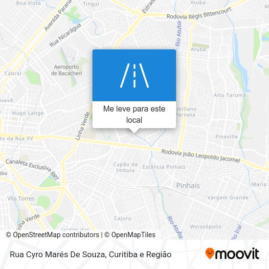 Rua Cyro Marés De Souza mapa