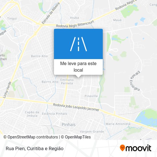 Rua Pien mapa