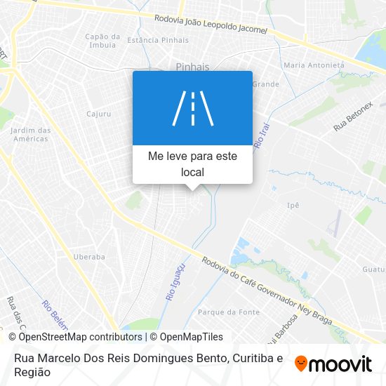Rua Marcelo Dos Reis Domingues Bento mapa
