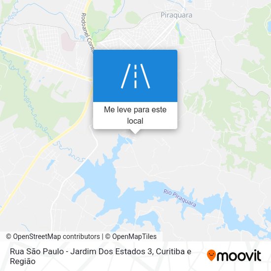 Rua São Paulo - Jardim Dos Estados 3 mapa