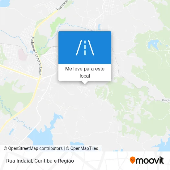 Rua Indaial mapa
