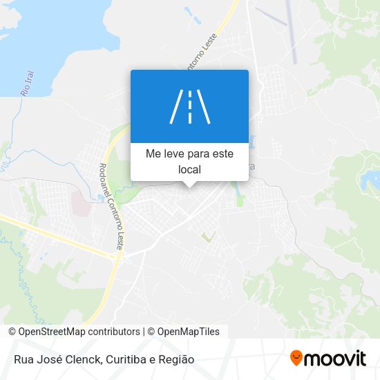 Rua José Clenck mapa