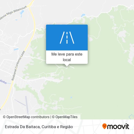 Estrada Da Baitaca mapa