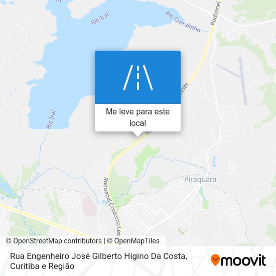 Rua Engenheiro José Gilberto Higino Da Costa mapa