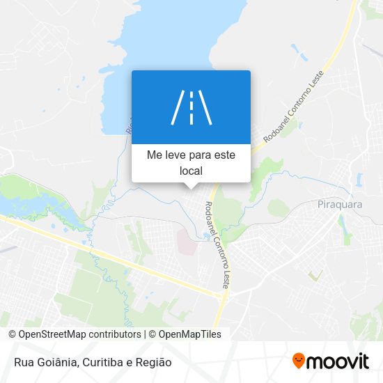 Rua Goiânia mapa