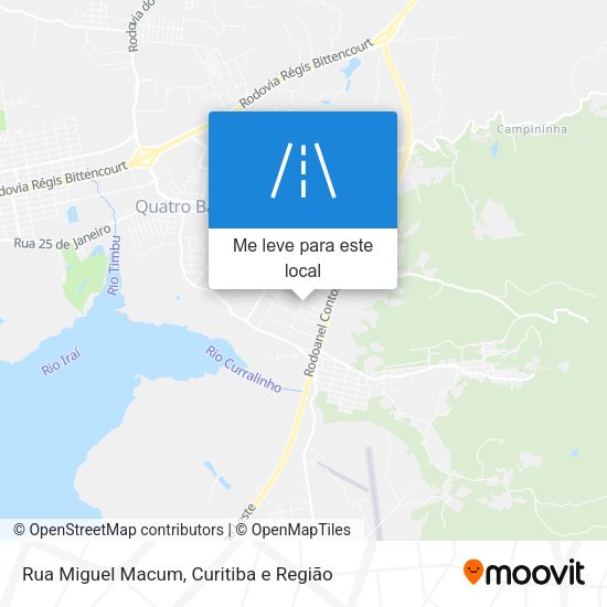 Rua Miguel Macum mapa