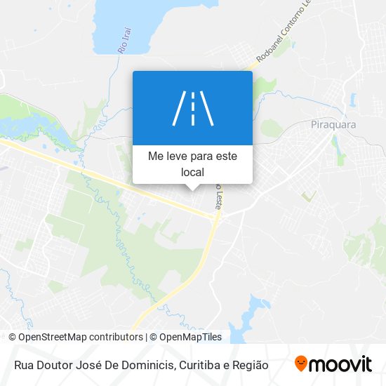 Rua Doutor José De Dominicis mapa