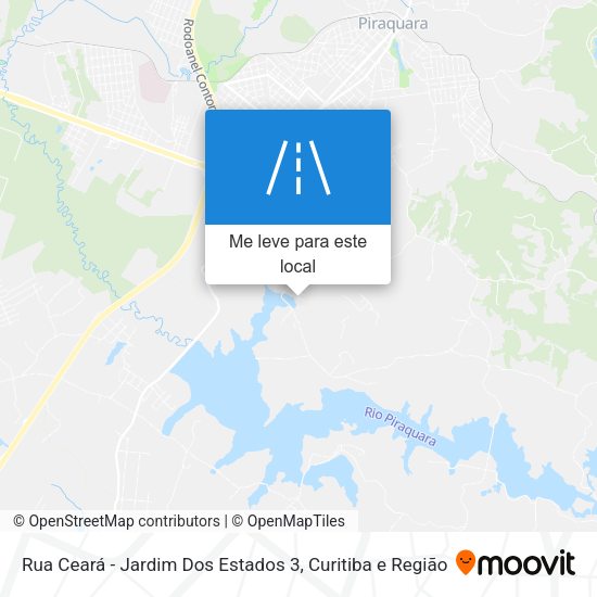 Rua Ceará - Jardim Dos Estados 3 mapa