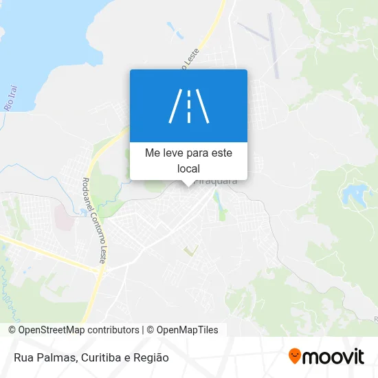 Rua Palmas mapa