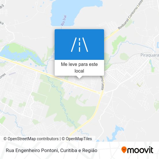 Rua Engenheiro Pontoni mapa
