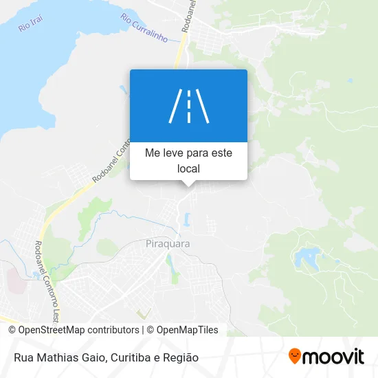 Rua Mathias Gaio mapa