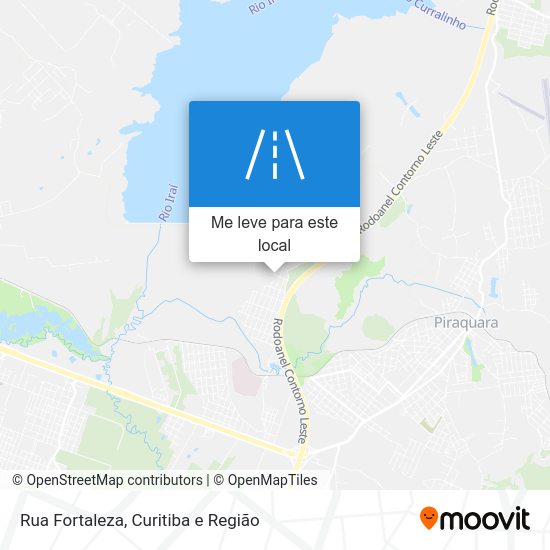 Rua Fortaleza mapa