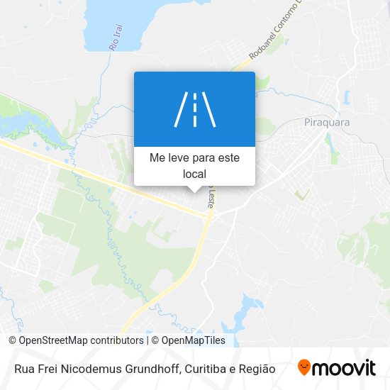 Rua Frei Nicodemus Grundhoff mapa