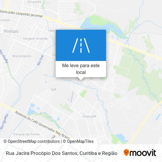 Rua Jacira Procópio Dos Santos mapa