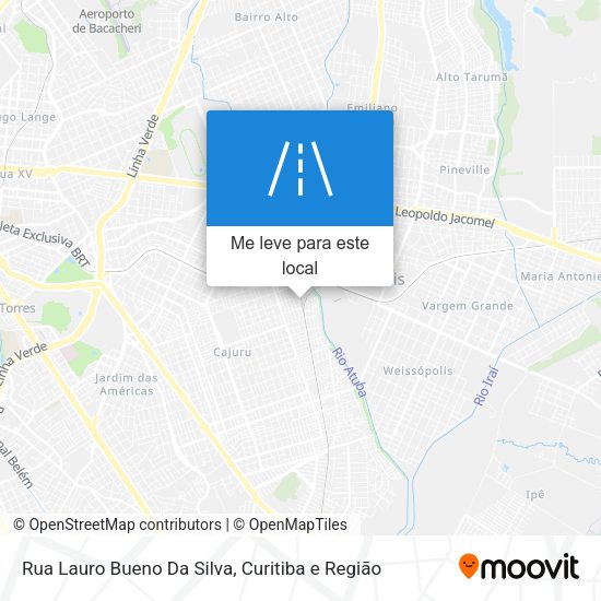 Rua Lauro Bueno Da Silva mapa