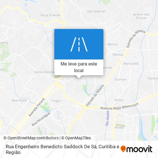 Rua Engenheiro Benedicto Saddock De Sá mapa