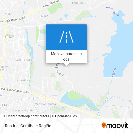 Rua Iris mapa