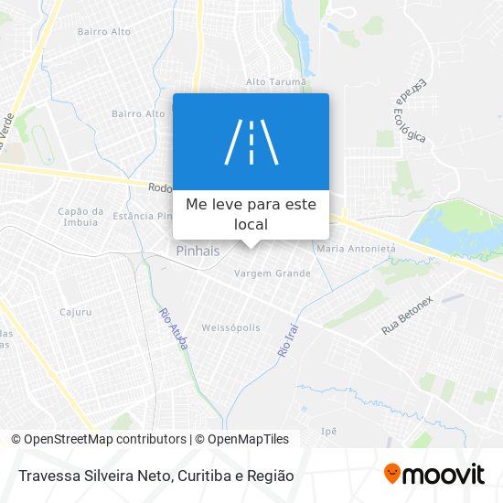 Travessa Silveira Neto mapa