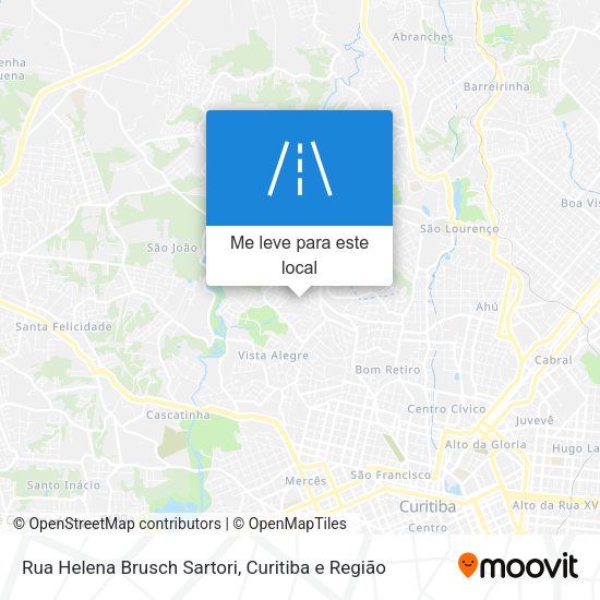 Rua Helena Brusch Sartori mapa