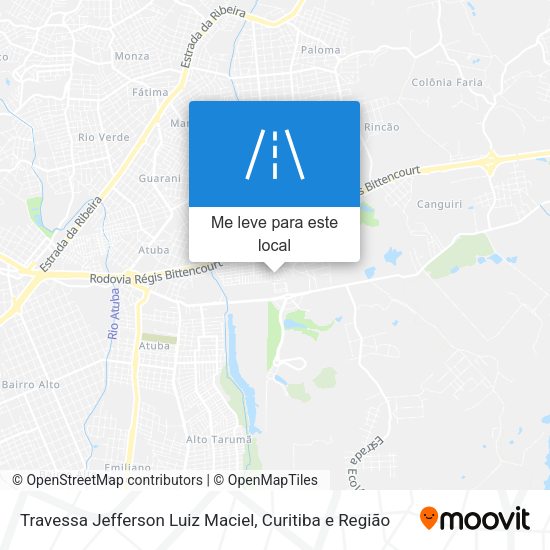 Travessa Jefferson Luiz Maciel mapa